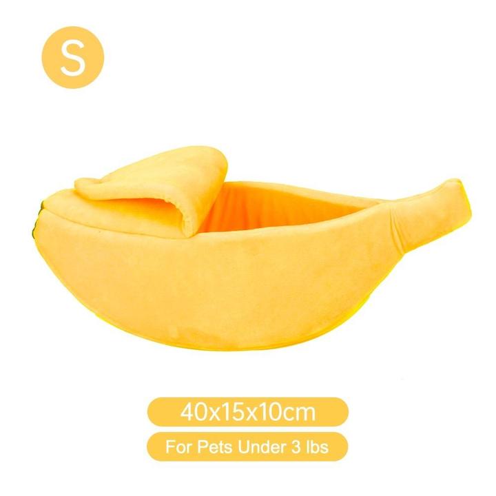 Banana Cat Bed [Comfy & Fun]