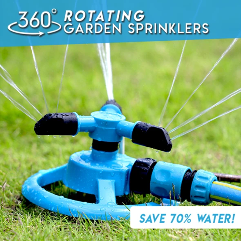 360 Degree Rotating Garden Sprinkler