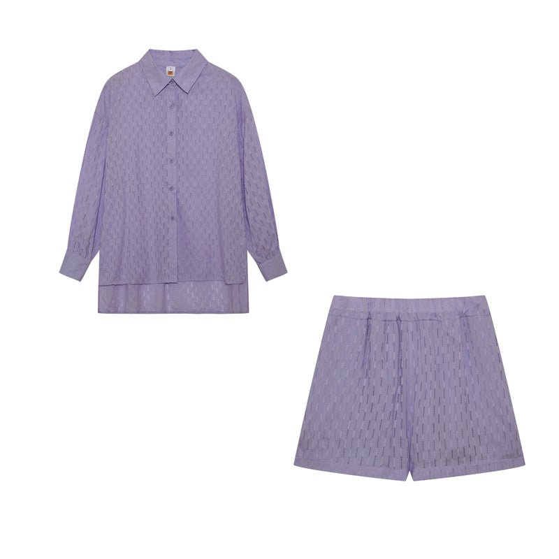 Cesca | Chic Shirt & Shorts Set ( Almost Out Of Stock)