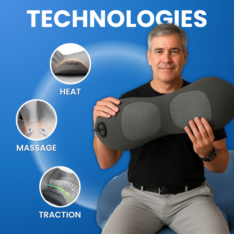 Hicosy™ 3-in-1 Smart Pillow for Back Pain Relief