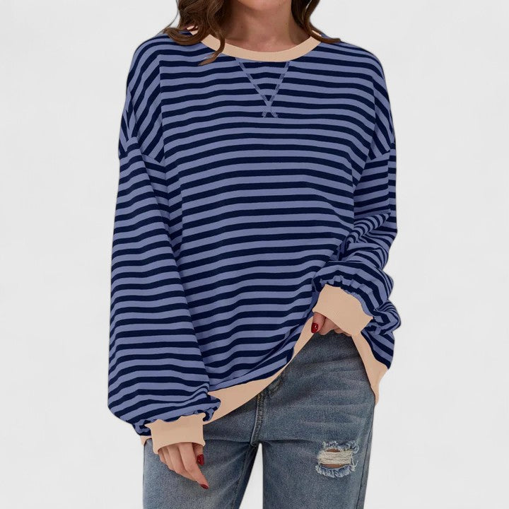 Kayli | Women's Oversized Striped Sweater