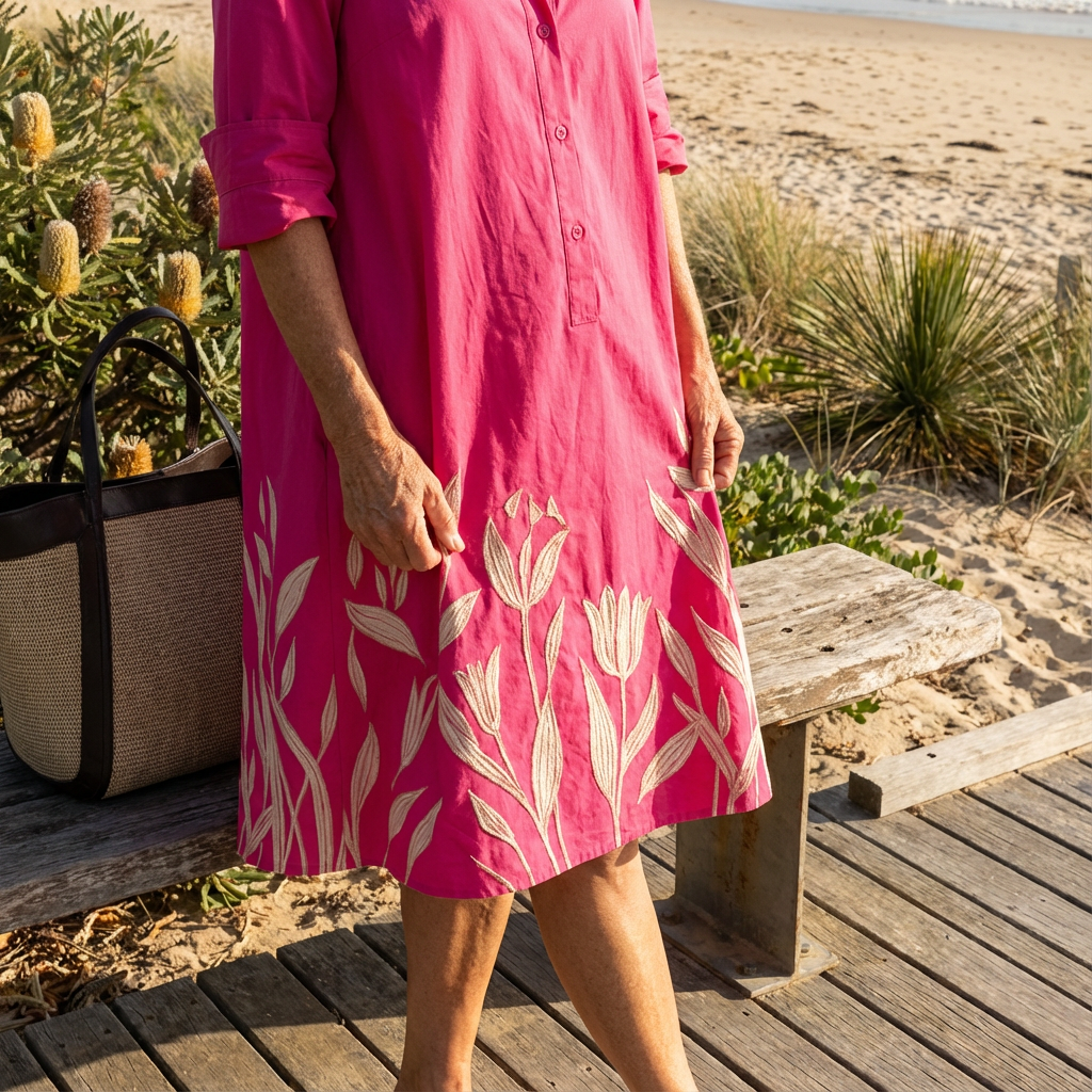 Jennifer | Luxe Midi Dress For Effortless Elegance
