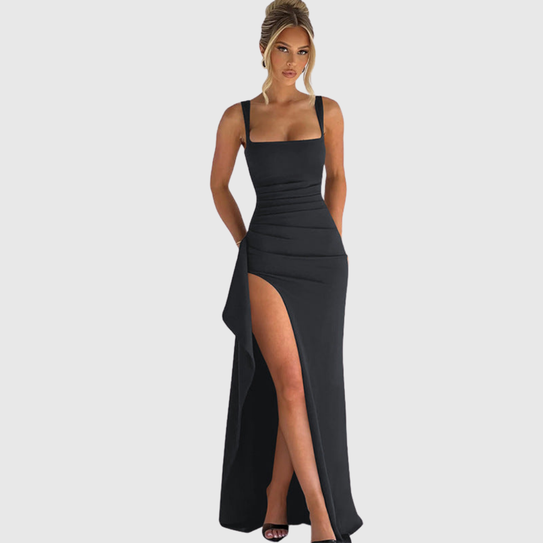 Elegant Bodycon Maxi Dress Formal Evening Gown