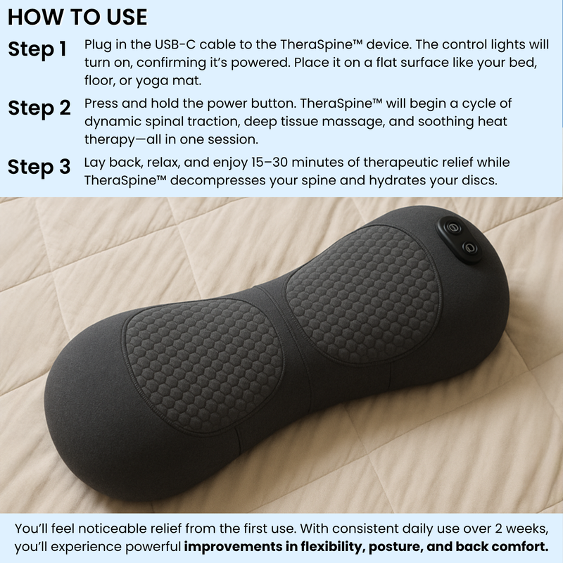 Hicosy™ 3-in-1 Smart Pillow for Back Pain Relief