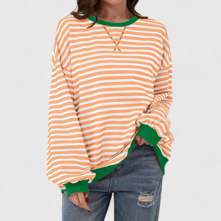 Kayli | Women's Oversized Striped Sweater