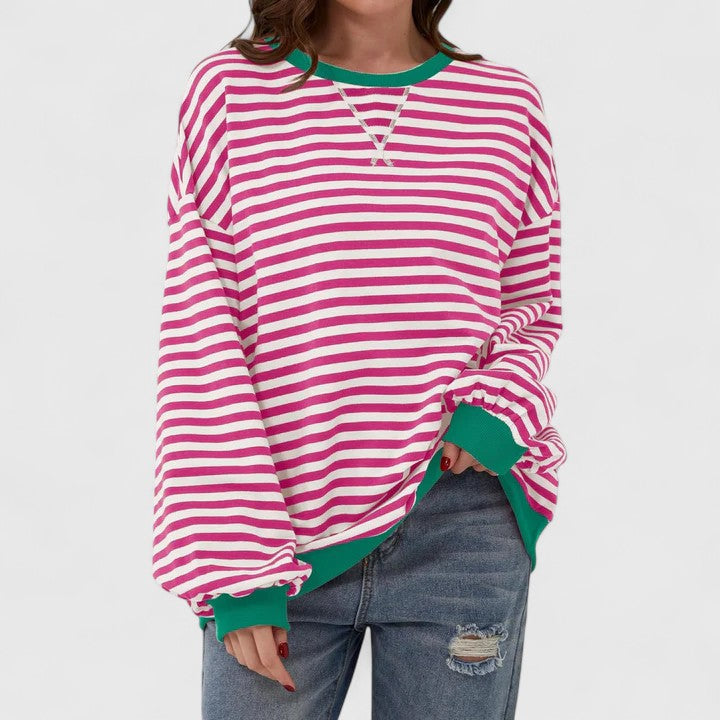 Kayli | Women's Oversized Striped Sweater