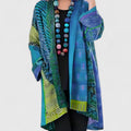 Calirenne | Women's Patchwork Print Kimono Cardigan