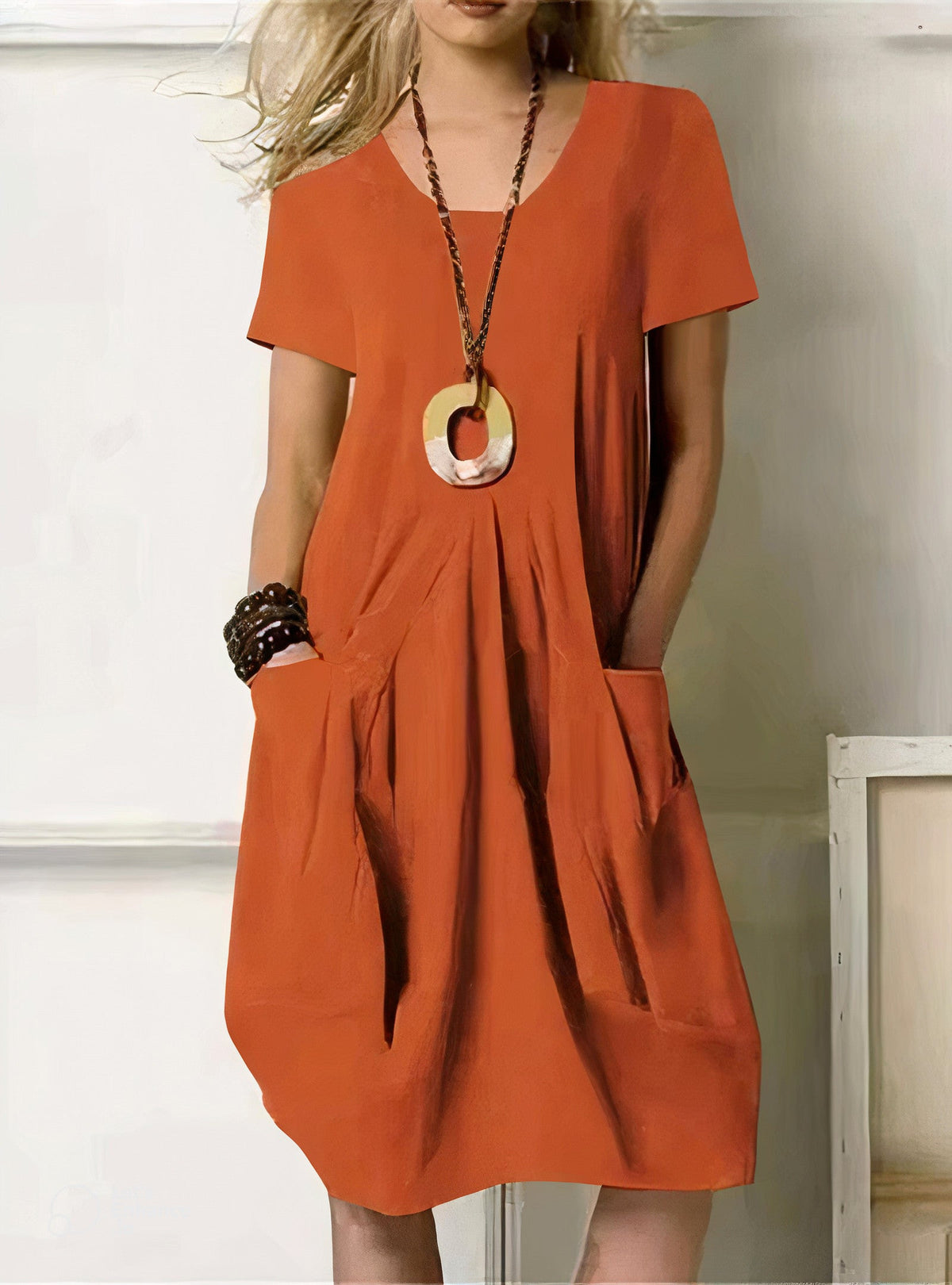 Harbor | Relaxed Pocket Midi Dress