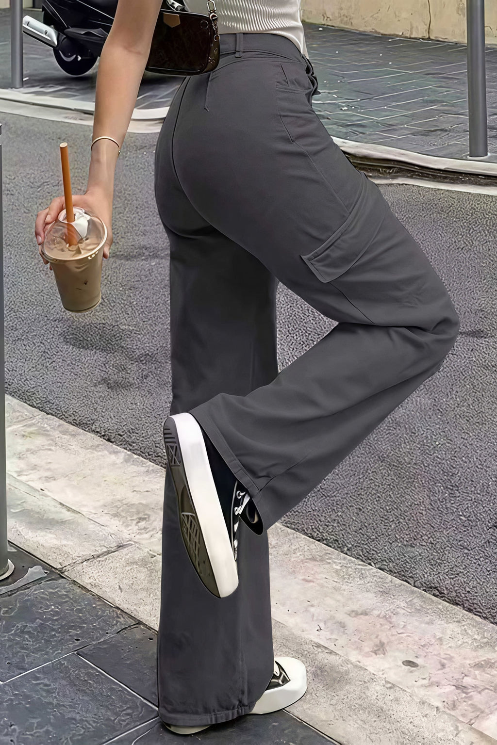 Pocket Cargo Straight Pants