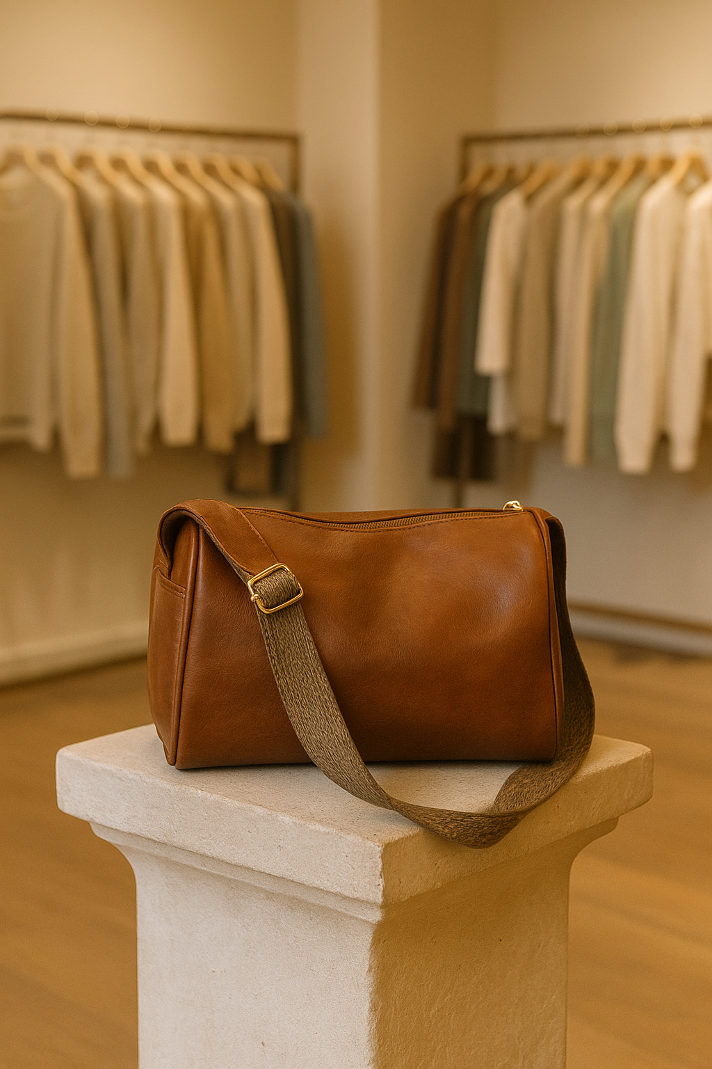 Trine | Vintage Leather Crossbody Bag