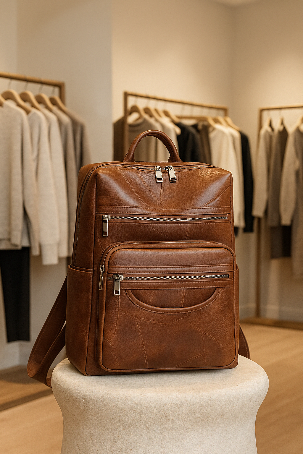 Sade | Harper's Leather Backpack