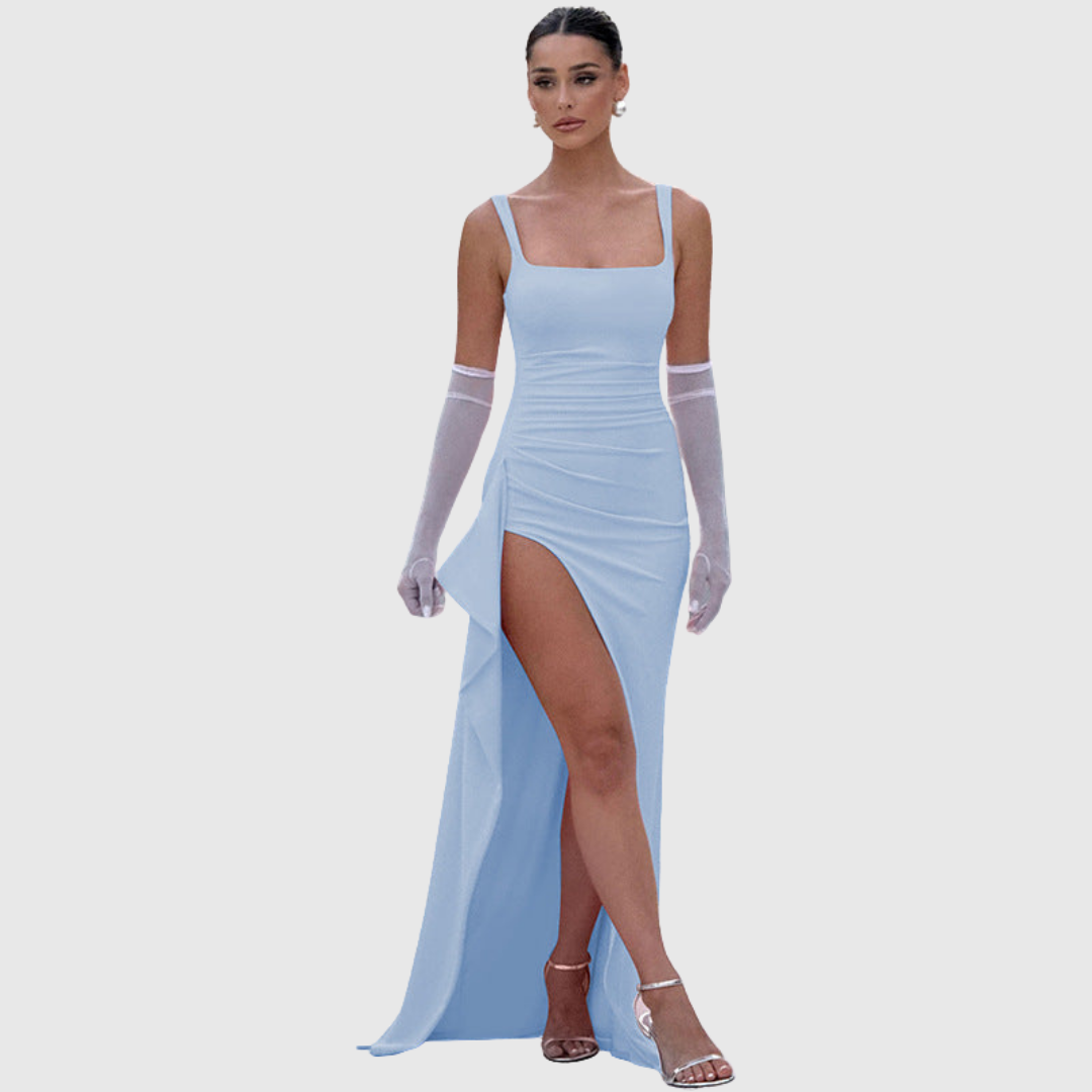 Elegant Bodycon Maxi Dress Formal Evening Gown