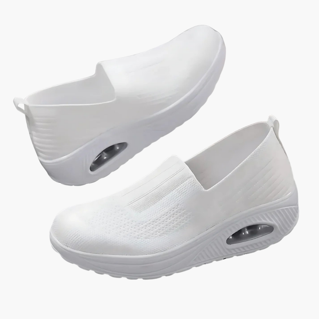 Knit Slip-On Air Cushion Platform Sneaker