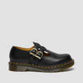 Double Buckle Leather Mary Jane Flats Women - Edgy Casual