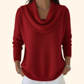 Cercie | Women's Draped Cowl Neck Sweater