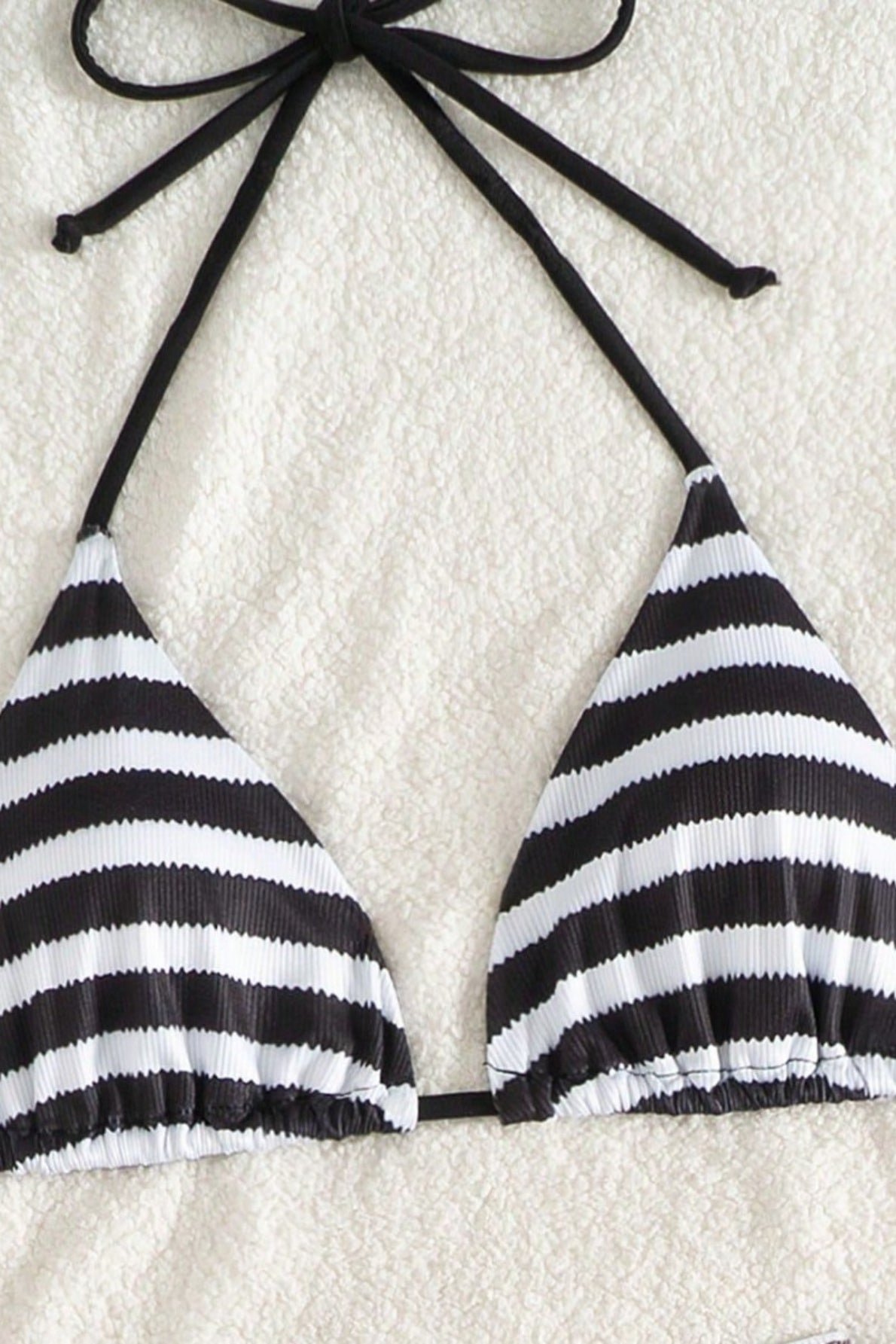 Striped Fitted Boy Short Three Piece Swim Set