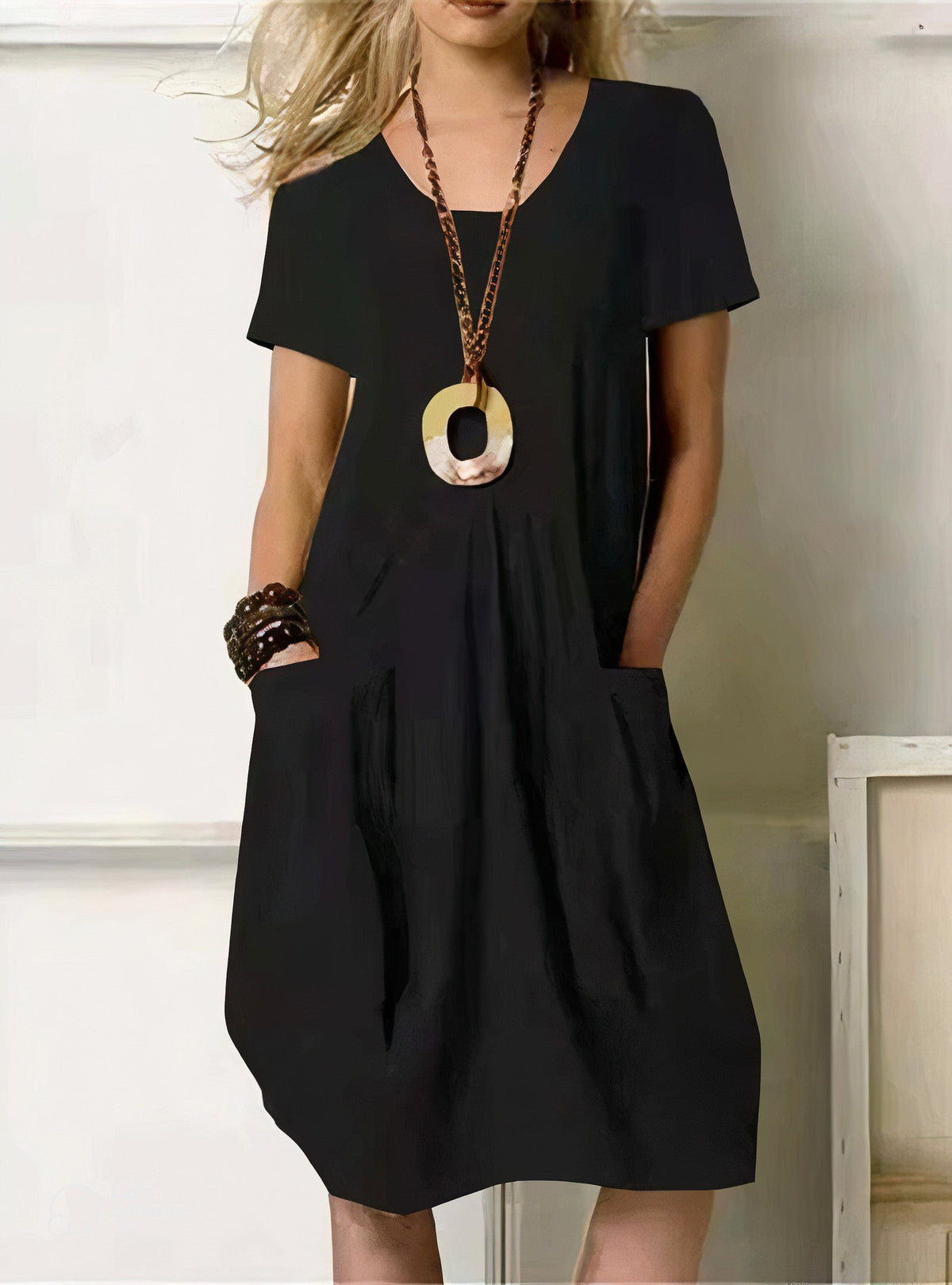 Harbor | Relaxed Pocket Midi Dress