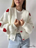 3D Heart Patchwork Valentine’s Day Sweater