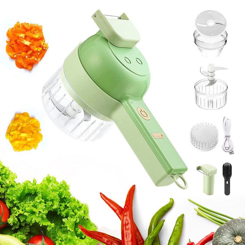 4 in 1 Handheld Electric Vegetable Cutter