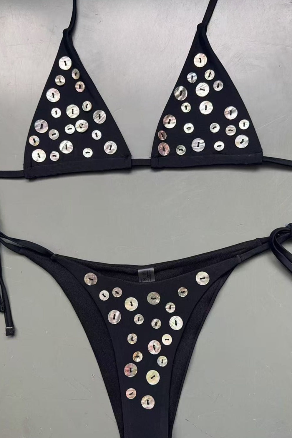 Sexy Shell Button Bikini Set
