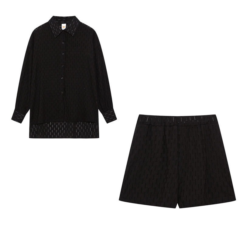 Cesca | Chic Shirt & Shorts Set ( Almost Out Of Stock)