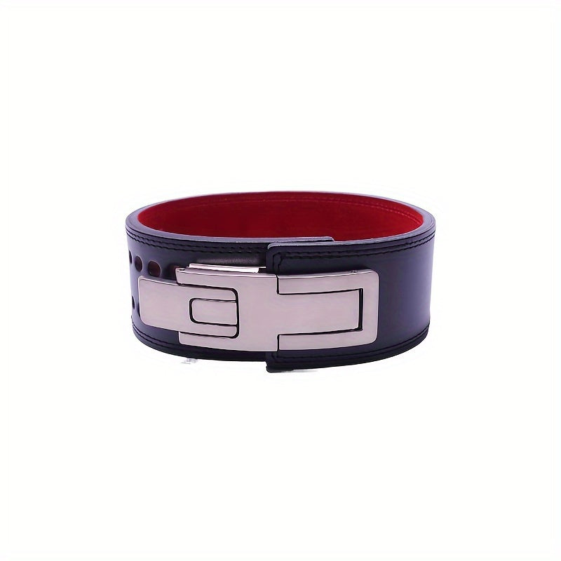 13mm Weightlifting Training Belt With Buckle, Strength Training