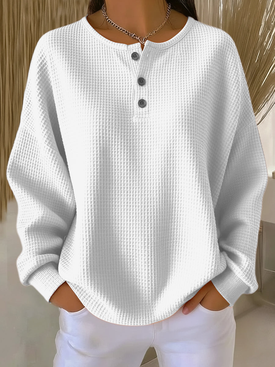 Anna | Women's Waffle Knit Sweater