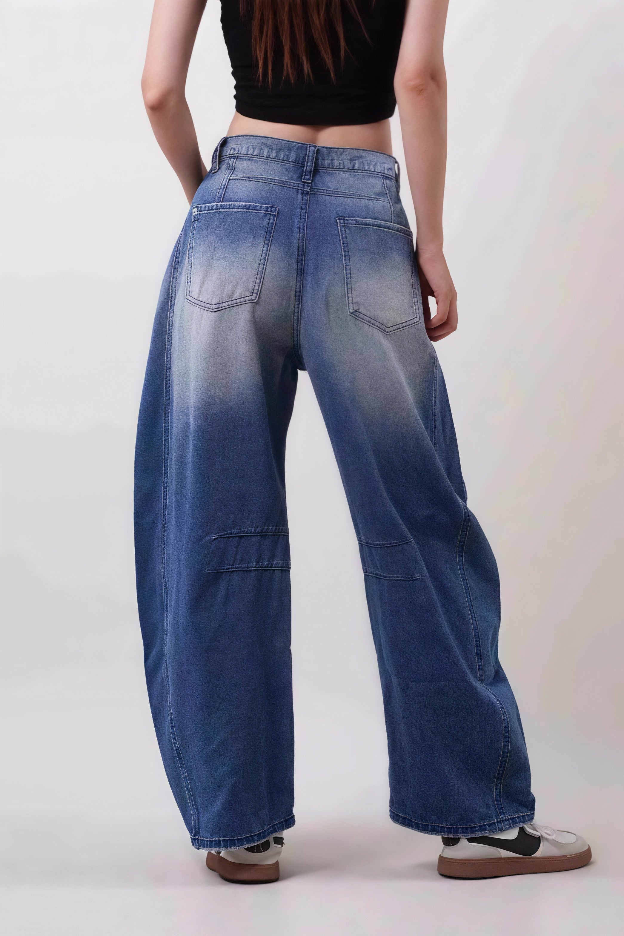 Vintage Distressed Heavy Loose Jeans