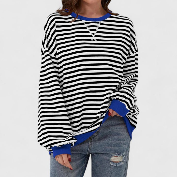 Kayli | Women's Oversized Striped Sweater
