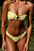 Sexy Floral Print Bikini Two Piece High Waist Bikini Sets