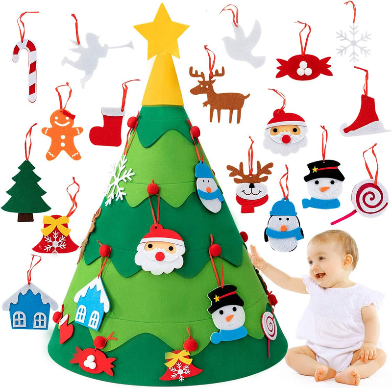 3D DIY Felt Montessori Christmas Tree