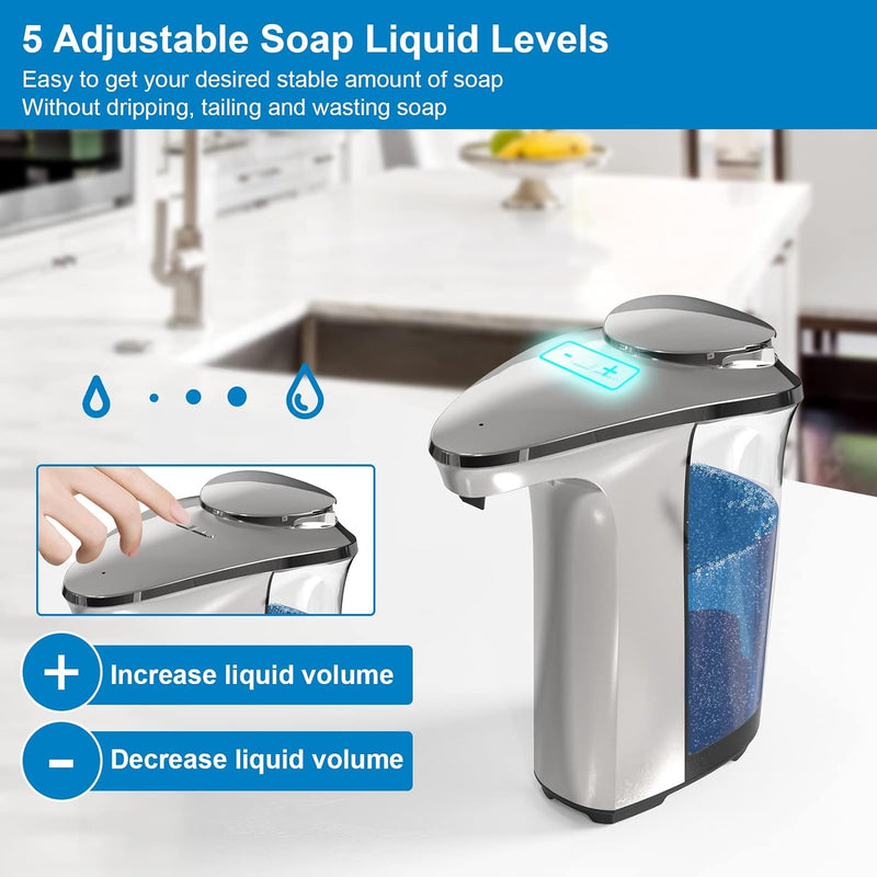 Automatic Touchless Dish Soap Dispenser For Kitchen And Bathroom