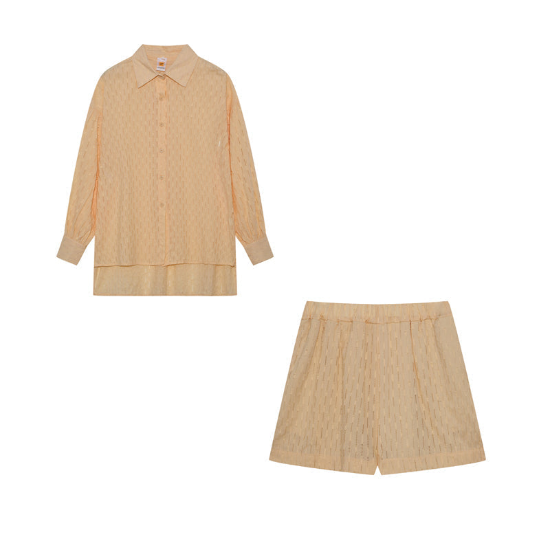 Cesca | Chic Shirt & Shorts Set ( Almost Out Of Stock)