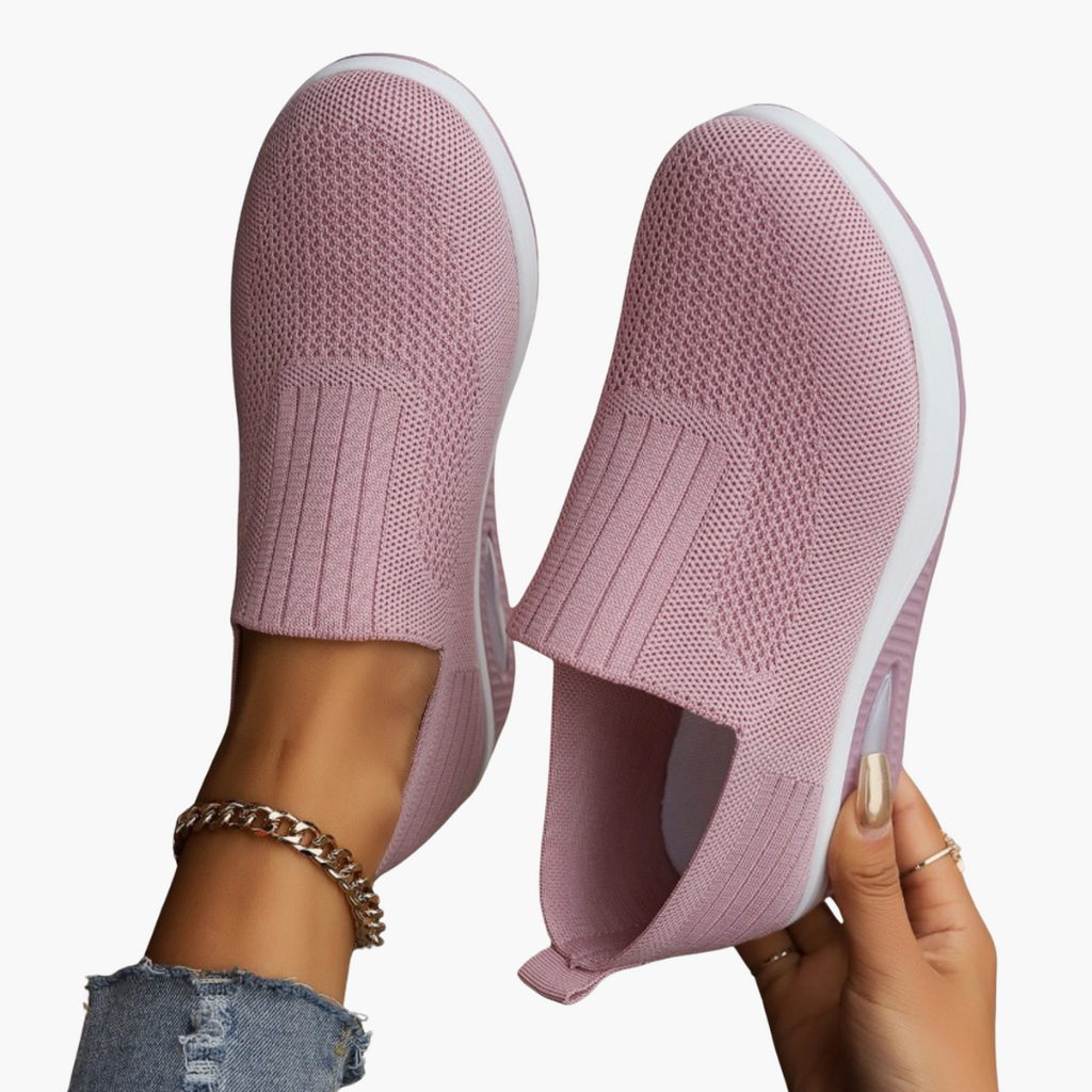 Knit Slip-On Air Cushion Platform Sneaker