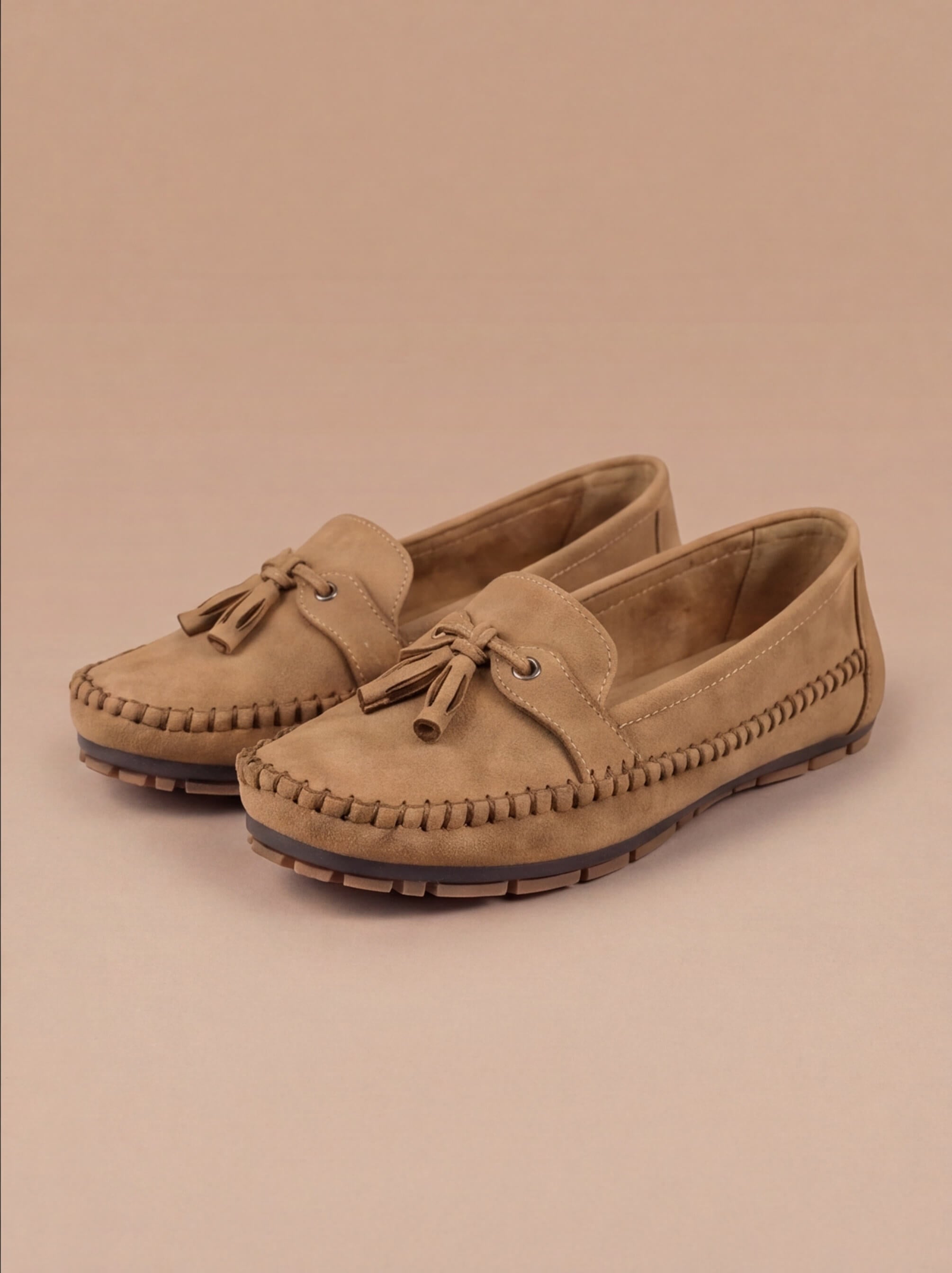 Tassel Suede Moccasin Casual Loafer