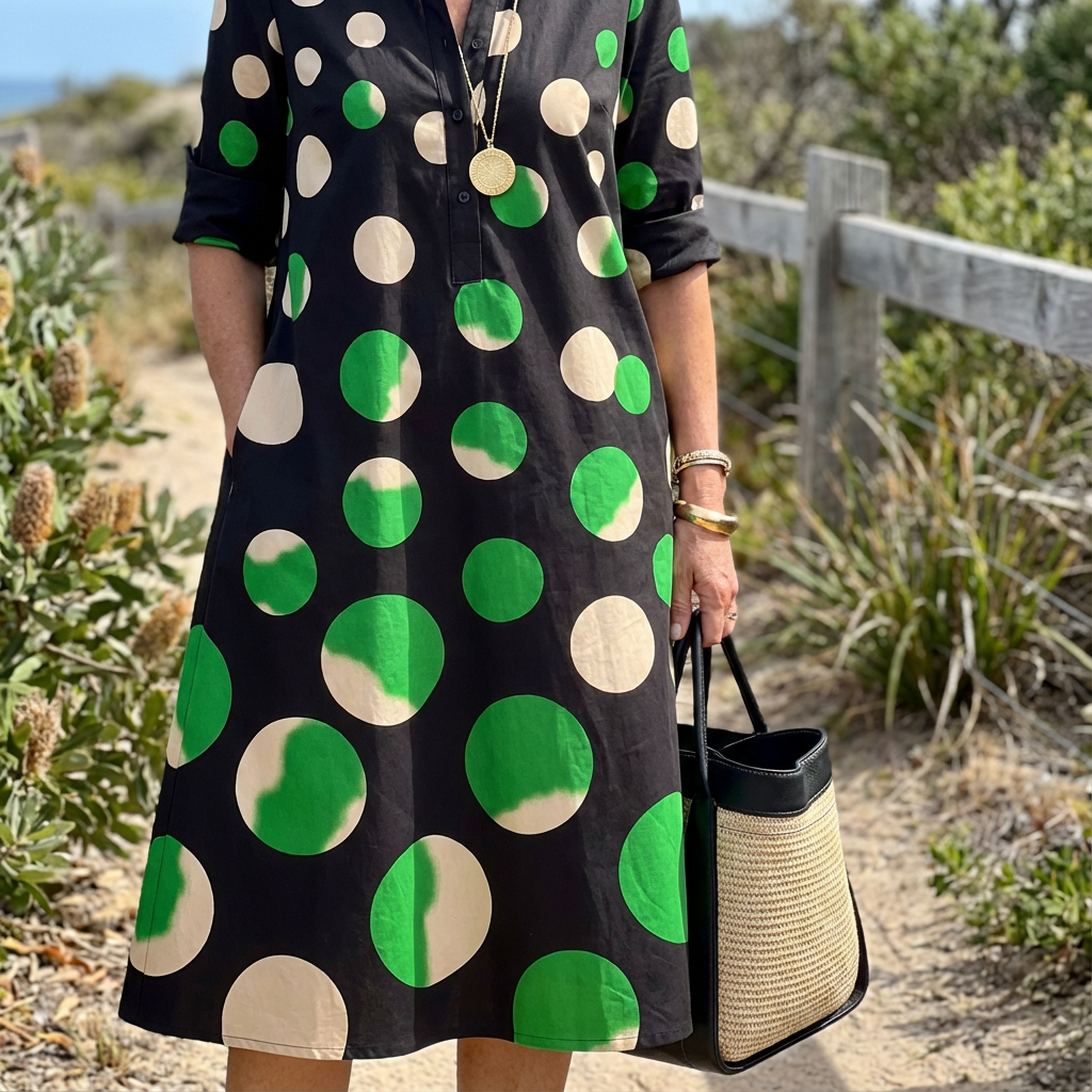 Danielle | Luxe Midi Dress For Effortless Elegance