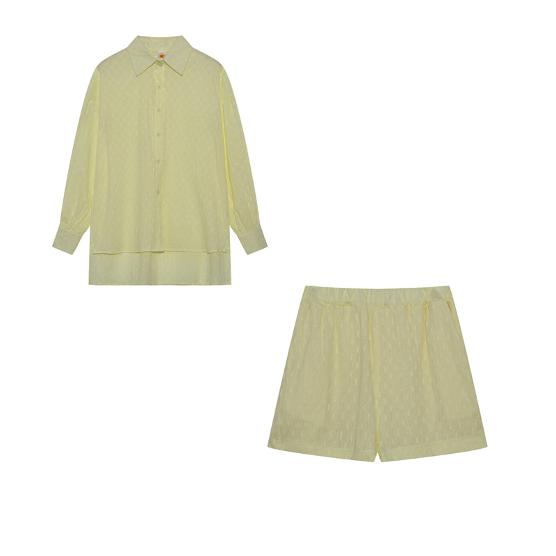 Cesca | Chic Shirt & Shorts Set ( Almost Out Of Stock)