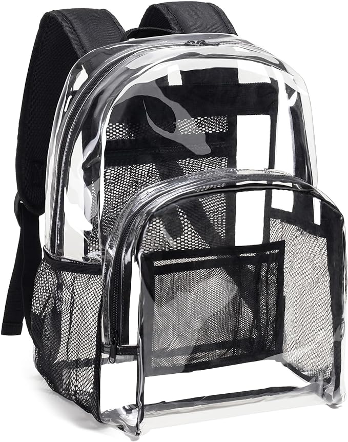 Clear Backpack Heavy Duty