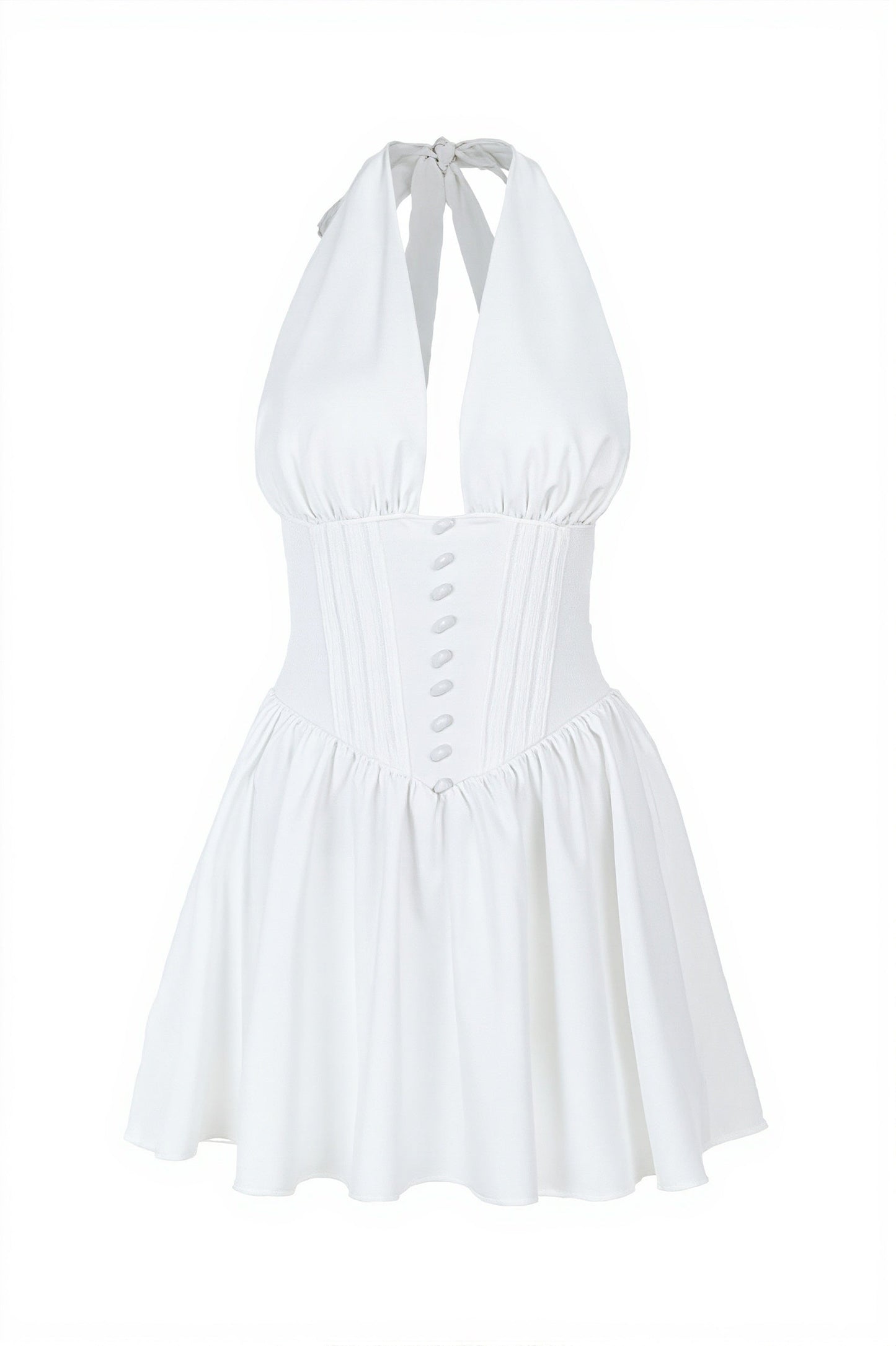 Elegant Halter Neck Slim Fit Bodycon Mini Dress