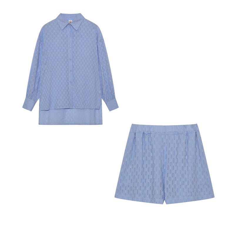 Cesca | Chic Shirt & Shorts Set ( Almost Out Of Stock)