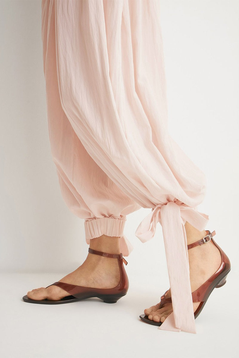 Elegant Loose Tie Harem Pants