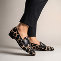 Animal Print Penny Strap Loafers Women