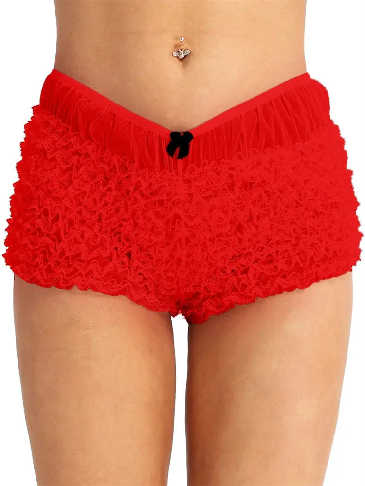 Lace Ruched Bodycon Short