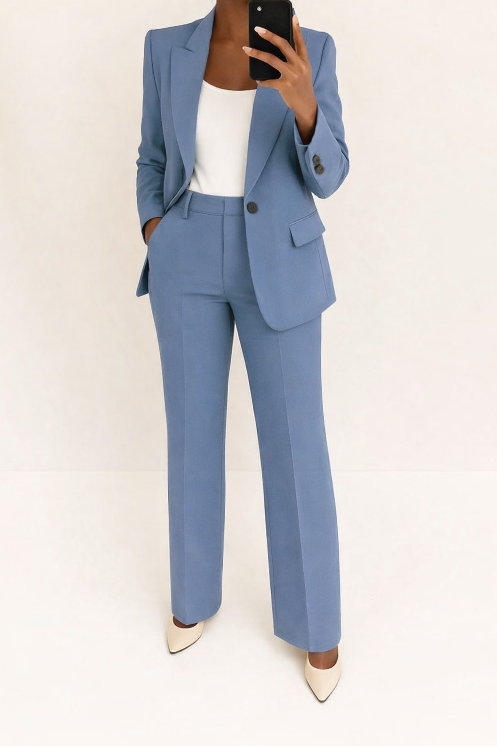 Tailored Blazer and Trouser Two Piece Set
