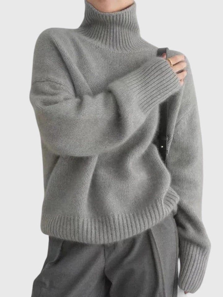 Alizandra | Women's Oversized Luxury Turtleneck Sweater