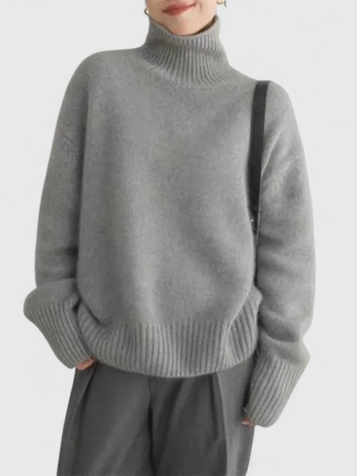 Alizandra | Women's Oversized Luxury Turtleneck Sweater