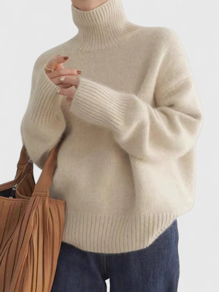 Alizandra | Women's Oversized Luxury Turtleneck Sweater