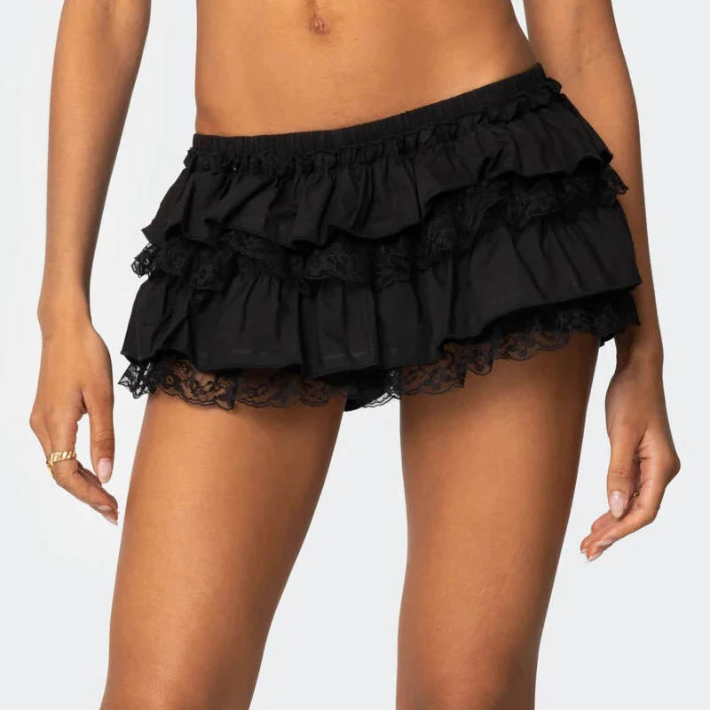 Flowy Ruffle Tiered Bloomer Skirt