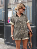 India Mini Cheetah Printed Romper