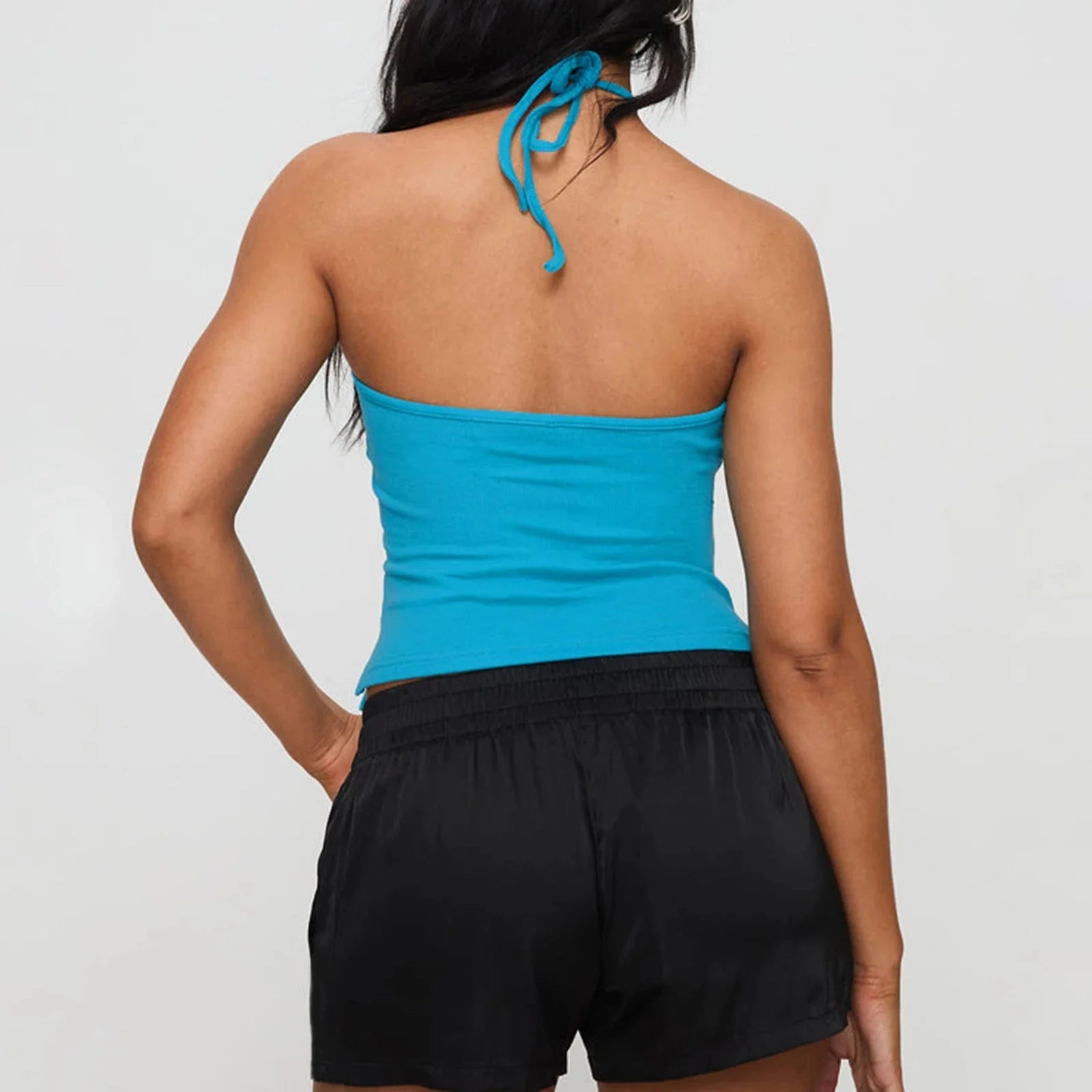 Bow Lace Trim Fairy Crop Top